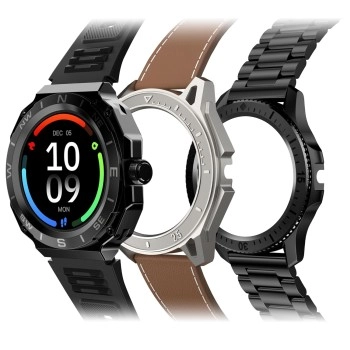 Pebble Revolve 1.39" (3.53 cm) IPS Display, Bright HD Dispaly 500 Nits, BT Calling, SPO2, Heart Rate Monitor, Wireless Charging, AI Voice Assistance, Multiple Sports Mode, in-Build Compass