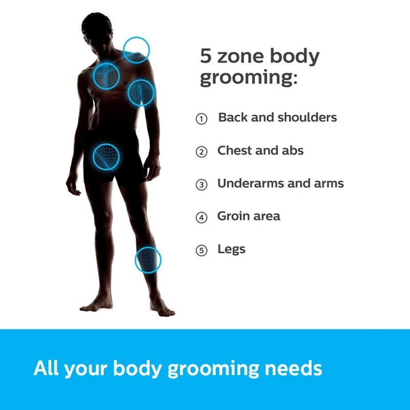 Philips BG1025/15 Showerproof Body Groomer for Men Philips BG1025/15 Showerproof Body Groomer for Men