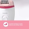 Philips BRE235/00 Corded Compact Epilator (White and Pink) for gentle hair removal at home Philips BRE235/00 Corded Compact Epilator (White and Pink) for gentle hair removal at home