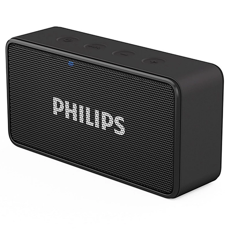 Philips BT64 Wireless Bluetooth Speaker with Mic 3W RMS Bluetooth Black Philips BT64 Wireless Bluetooth Speaker with Mic 3W RMS Bluetooth Black
