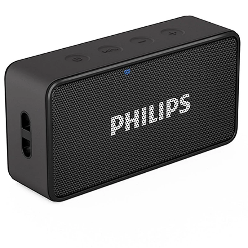 Philips BT64 Wireless Bluetooth Speaker with Mic 3W RMS Bluetooth Black Philips BT64 Wireless Bluetooth Speaker with Mic 3W RMS Bluetooth Black