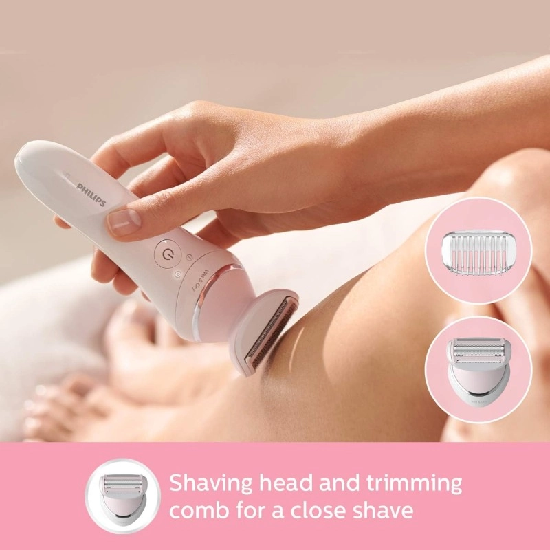 Philips Cordless Epilator– All-Rounder for Face and Body Hair Removal (White) Philips Cordless Epilator– All-Rounder for Face and Body Hair Removal (White)