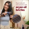 Philips Hair Straightener Brush- Advanced Ionic Care for 5X Better Frizz Free Hair in 5min I Style with 2X More Volume |Stunning Shine I No Scalp Burns | ThermoProtect Technology I Argan Oil Bristles I 3 Temp Settings | BHH885/10 Philips Hair Straightener Brush- Advanced Ionic Care for 5X Better Frizz Free Hair in 5min I Style with 2X More Volume |Stunning Shine I No Scalp Burns | ThermoProtect Technology I Argan Oil Bristles I 3 Temp Settings | BHH885/10