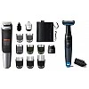 Philips MG5740/15, 12-in-1, Face, Hair and Body Multi Grooming Kit, Dual Cut Blades for Maximum Precision (Silver) Philips MG5740/15, 12-in-1, Face, Hair and Body Multi Grooming Kit, Dual Cut Blades for Maximum Precision (Silver)