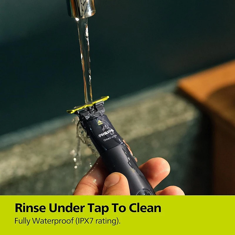Philips One Blade Face Hybrid Trimmer & Shave | No Skin Irritation as Blade Never Touches Skin | Designed for GenZ | 2-year Warranty I Includes - 1 Blades & 2 Trim combs QP1424/10 Philips One Blade Face Hybrid Trimmer & Shave | No Skin Irritation as Blade Never Touches Skin | Designed for GenZ | 2-year Warranty I Includes - 1 Blades & 2 Trim combs QP1424/10