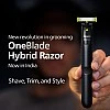 Philips OneBlade Face + Body Hybrid Shaver and Trimmer |Dual Protection Technology | Designed for GenZ I Includes - 2 Blades, 2 body Comb & 3 Trim combs I QP1624/10 Philips OneBlade Face + Body Hybrid Shaver and Trimmer |Dual Protection Technology | Designed for GenZ I Includes - 2 Blades, 2 body Comb & 3 Trim combs I QP1624/10
