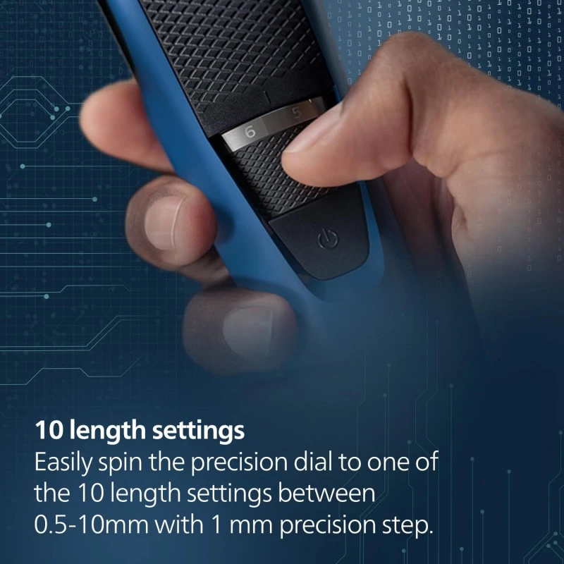 Philips Skin Friendly Beard Trimmer for Men| 10 Length Settings| 15mins Quick Charge| Self Sharpening Blades | Cordless & Rechargeable| New Model - BT3303/30 Philips Skin Friendly Beard Trimmer for Men| 10 Length Settings| 15mins Quick Charge| Self Sharpening Blades | Cordless & Rechargeable| New Model - BT3303/30