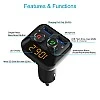 Portronics AUTO 10 POR-320 Bluetooth Device with Car Charger Black Portronics AUTO 10 POR-320 Bluetooth Device with Car Charger Black