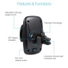 Portronics CLAMP X POR-926 Car-Vent Mobile Holder Black Portronics CLAMP X POR-926 Car-Vent Mobile Holder Black