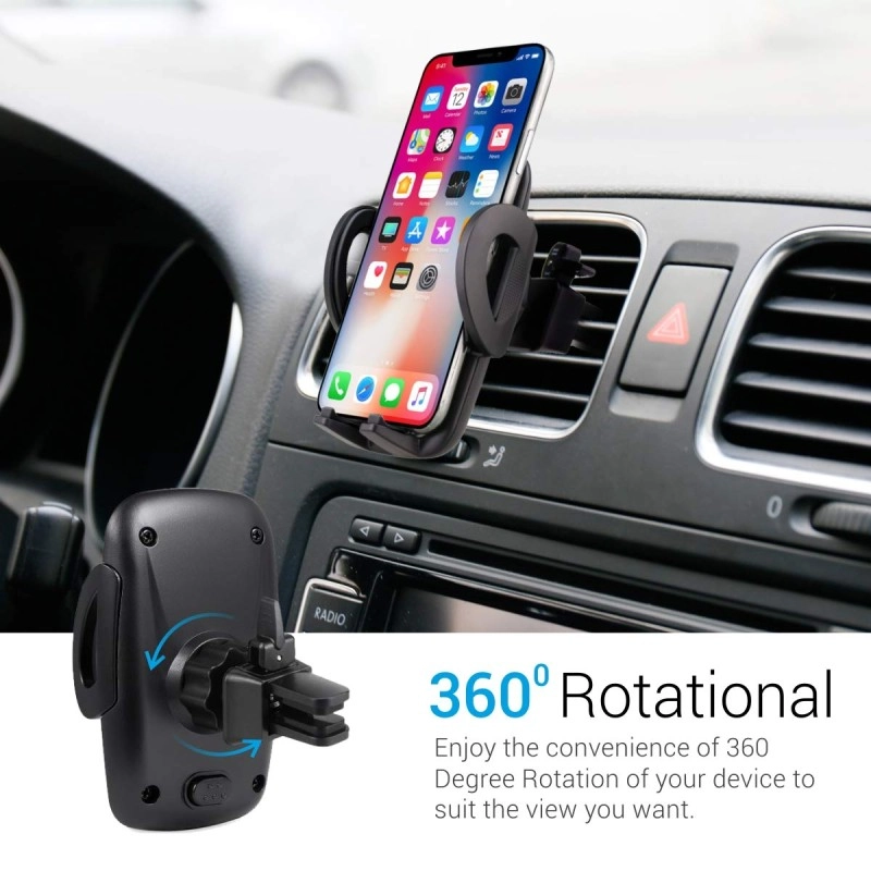 Portronics CLAMP X POR-926 Car-Vent Mobile Holder Black Portronics CLAMP X POR-926 Car-Vent Mobile Holder Black