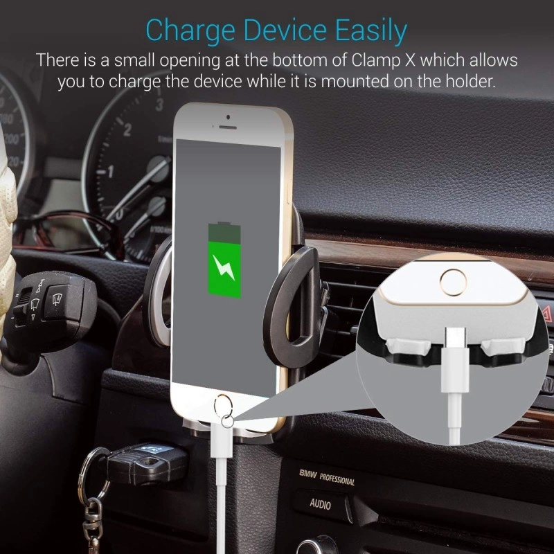Portronics CLAMP X POR-926 Car-Vent Mobile Holder Black Portronics CLAMP X POR-926 Car-Vent Mobile Holder Black