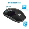 Portronics key2 combo multimedia usb wireless keyboard and mouse set with 2.4 ghz silent button compact size grey Portronics key2 combo multimedia usb wireless keyboard and mouse set with 2.4 ghz silent button compact size grey