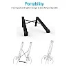 Portronics My Buddy Lite Plus POR-1118 Adjustable Height with Air-Ventilation Ergonomic Design Laptop Stand for Table Bed(Black) Portronics My Buddy Lite Plus POR-1118 Adjustable Height with Air-Ventilation Ergonomic Design Laptop Stand for Table Bed(Black)