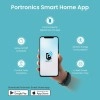 Portronics Splug 10 Wifi 10A Smart Plug Suitable for TVs, Fan, Light, Music System Compatible with Alexa and Google Assistant(White)