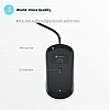 Portronics Toad 21 Wired Optical Mouse for Laptop/PC with Adjustable DPI, 1.5 M Length Black Portronics Toad 21 Wired Optical Mouse for Laptop/PC with Adjustable DPI, 1.5 M Length Black