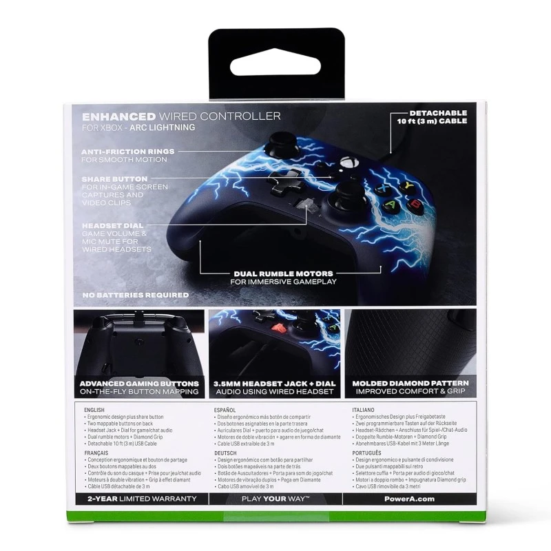 PowerA Battle Dragon™ Wireless Controller for PC and Cloud Gaming: Magnetic Hall Effect, Asymmetric Rumble Motors, 20h Playtime (Not for iOS)