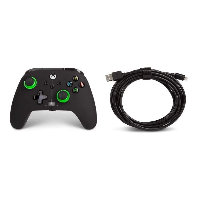 PowerA Battle Dragon™ Wireless Controller for PC and Cloud Gaming: Magnetic Hall Effect, Asymmetric Rumble Motors, 20h Playtime (Not for iOS)