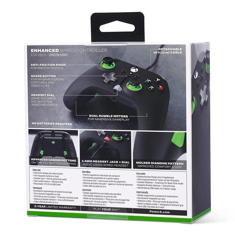 PowerA Battle Dragon™ Wireless Controller for PC and Cloud Gaming: Magnetic Hall Effect, Asymmetric Rumble Motors, 20h Playtime (Not for iOS)
