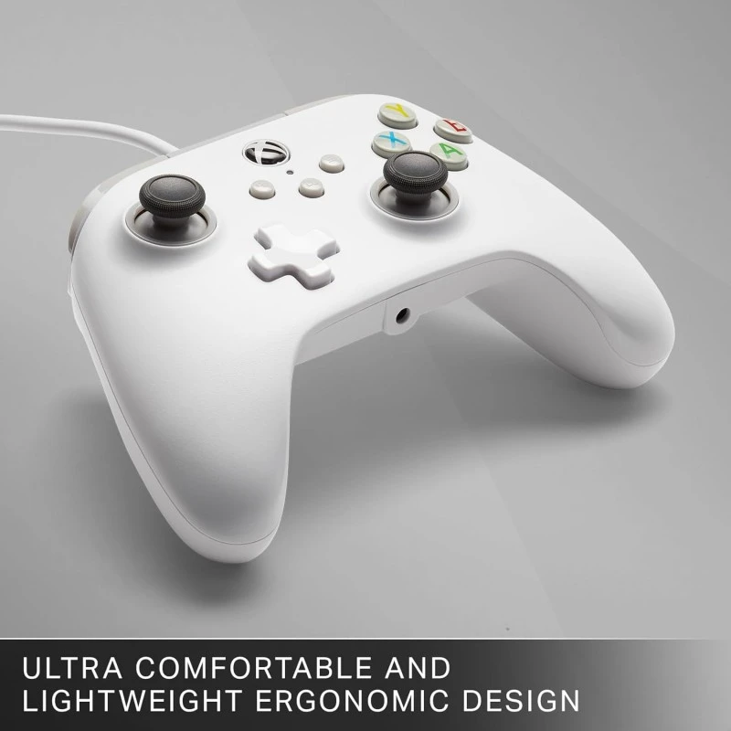 PowerA Wired Gaming Controller for Xbox Series X/S, Xbox One, PC, Windows 10/11, White (Officially Licensed) PowerA Wired Gaming Controller for Xbox Series X/S, Xbox One, PC, Windows 10/11, White (Officially Licensed)