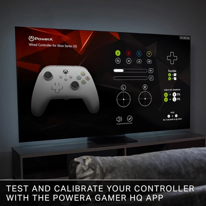PowerA Wired Gaming Controller for Xbox Series X/S, Xbox One, PC, Windows 10/11, White (Officially Licensed) PowerA Wired Gaming Controller for Xbox Series X/S, Xbox One, PC, Windows 10/11, White (Officially Licensed)