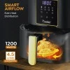 Prestige Nutrifry Electric Digital Air Fryer| 80% less Oil Consumption|4.5L Capacity |1200 Watts Power|Fry,Grill,Roast,Bake,Reheat|Digital Display with 8 Preset Menu|Easy to Clean Frying Basket|Black Prestige Nutrifry Electric Digital Air Fryer| 80% less Oil Consumption|4.5L Capacity |1200 Watts Power|Fry,Grill,Roast,Bake,Reheat|Digital Display with 8 Preset Menu|Easy to Clean Frying Basket|Black