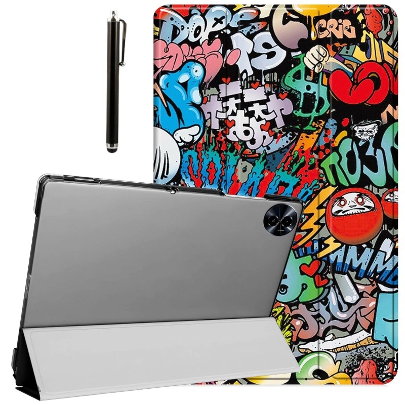 ProElite Case Cover for Realme Pad 2 11.5 inch Cover, Smart Flip Case Cover for Realme Pad 2 11.5 inch Translucent Back with Stylus Pen, Dark Blue