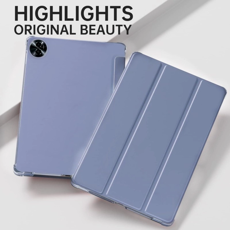ProElite Case Cover for Realme Pad 2 11.5 inch Cover, Smart Flip Case Cover for Realme Pad 2 11.5 inch Translucent Back with Stylus Pen, Dark Blue