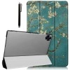 ProElite Case Cover for Realme Pad 2 11.5 inch Cover, Smart Flip Case Cover for Realme Pad 2 11.5 inch Translucent Back with Stylus Pen, Dark Blue