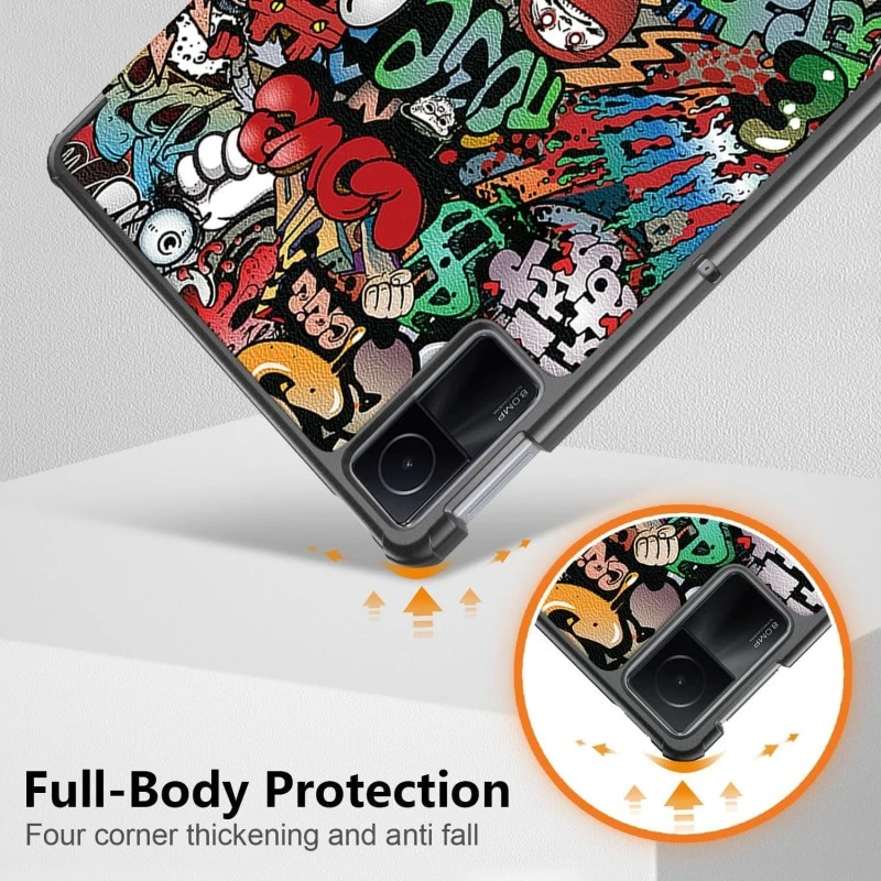 ProElite Case Cover for Redmi Pad SE 11 inch Cover, Slim Trifold Flip case Cover for Redmi Pad SE 11 inch Tablet [Auto Sleep Wake Feature], Black
