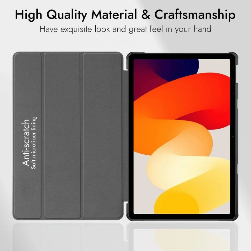 ProElite Case Cover for Redmi Pad SE 11 inch Cover, Slim Trifold Flip case Cover for Redmi Pad SE 11 inch Tablet [Auto Sleep Wake Feature], Black