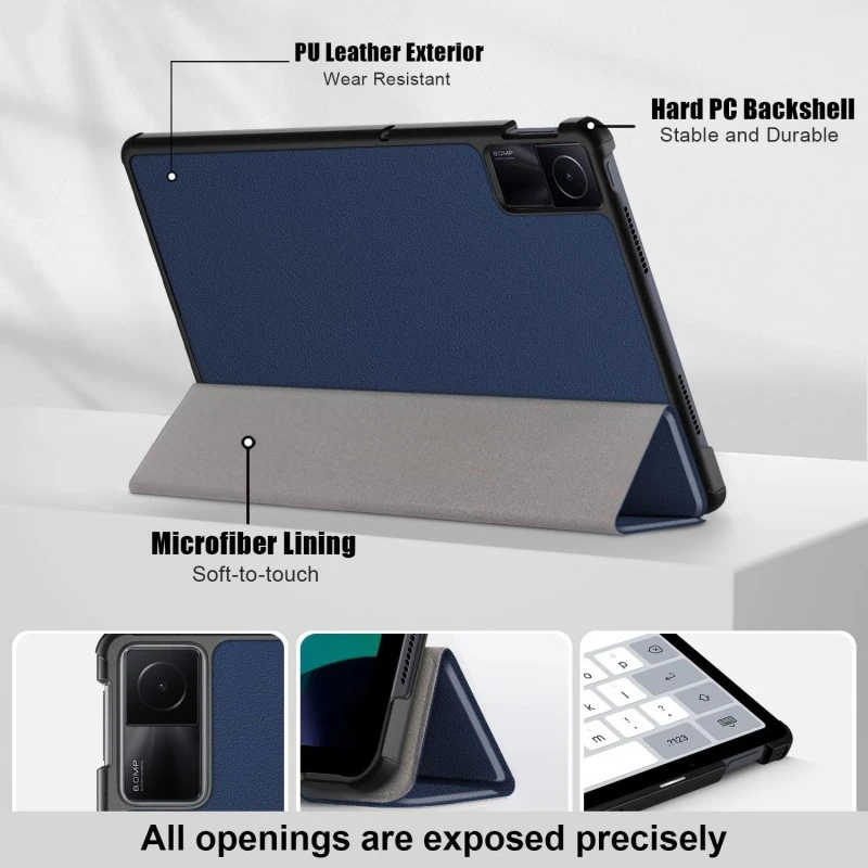 ProElite Case Cover for Redmi Pad SE 11 inch Cover, Slim Trifold Flip case Cover for Redmi Pad SE 11 inch Tablet [Auto Sleep Wake Feature], Black