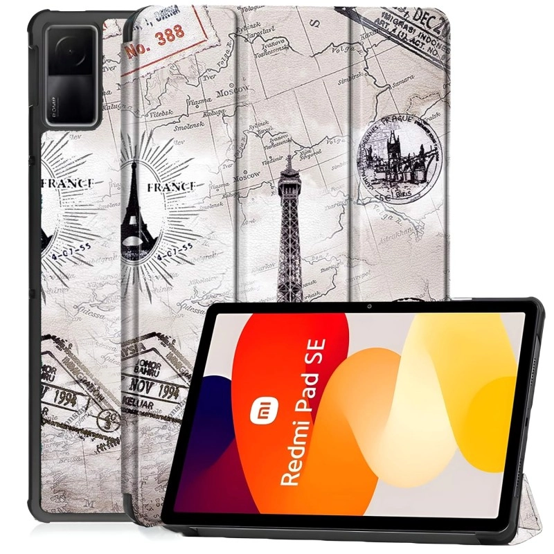ProElite Case Cover for Redmi Pad SE 11 inch Cover, Slim Trifold Flip case Cover for Redmi Pad SE 11 inch Tablet [Auto Sleep Wake Feature], Black