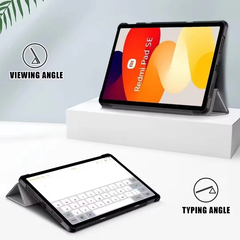 ProElite Case Cover for Redmi Pad SE 11 inch Cover, Slim Trifold Flip case Cover for Redmi Pad SE 11 inch Tablet [Auto Sleep Wake Feature], Black