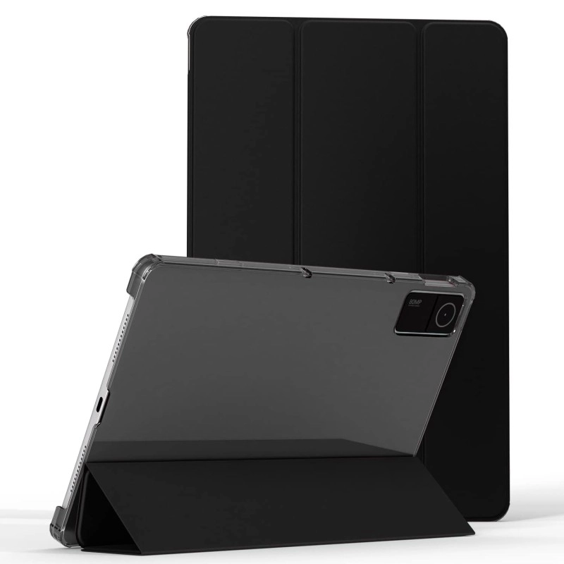 ProElite Case Cover for Redmi Pad SE 11 inch Cover, Smart Flip Case Cover for Redmi Pad SE 11 inch Translucent Back with Stylus Pen [Auto Sleep Wake Feature], Dark Green