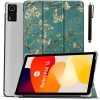 ProElite Case Cover for Redmi Pad SE 11 inch Cover, Smart Flip Case Cover for Redmi Pad SE 11 inch Translucent Back with Stylus Pen [Auto Sleep Wake Feature], Dark Green