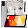 ProElite Case Cover for Redmi Pad SE 11 inch Cover, Smart Flip Case Cover for Redmi Pad SE 11 inch Translucent Back with Stylus Pen [Auto Sleep Wake Feature], Dark Green