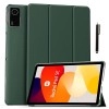 ProElite Case Cover for Redmi Pad SE 11 inch Cover, Smart Flip Case Cover for Redmi Pad SE 11 inch Translucent Back with Stylus Pen [Auto Sleep Wake Feature], Dark Green