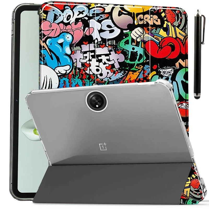ProElite Cover for OnePlus Pad Go 11.35 inch Case Cover, Transparent Flip Case Cover for OnePlus Pad Go 11.35 inch 2023 with Stylus, Support Auto Sleep Wake, Black ProElite Cover for OnePlus Pad Go 11.35 inch Case Cover, Transparent Flip Case Cover for OnePlus Pad Go 11.35 inch 2023 with Stylus, Support Auto Sleep Wake, Black