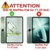 ProElite Cover for OnePlus Pad Go 11.35 inch Case Cover, Transparent Flip Case Cover for OnePlus Pad Go 11.35 inch 2023 with Stylus, Support Auto Sleep Wake, Black ProElite Cover for OnePlus Pad Go 11.35 inch Case Cover, Transparent Flip Case Cover for OnePlus Pad Go 11.35 inch 2023 with Stylus, Support Auto Sleep Wake, Black