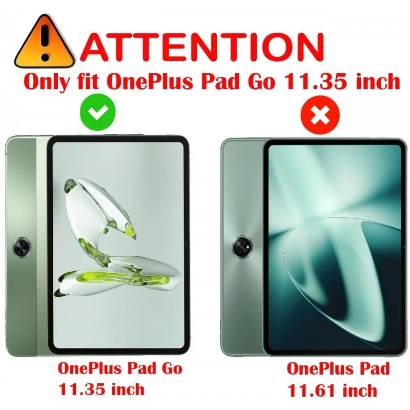 ProElite Cover for OnePlus Pad Go 11.35 inch Case Cover, Transparent Flip Case Cover for OnePlus Pad Go 11.35 inch 2023 with Stylus, Support Auto Sleep Wake, Black ProElite Cover for OnePlus Pad Go 11.35 inch Case Cover, Transparent Flip Case Cover for OnePlus Pad Go 11.35 inch 2023 with Stylus, Support Auto Sleep Wake, Black