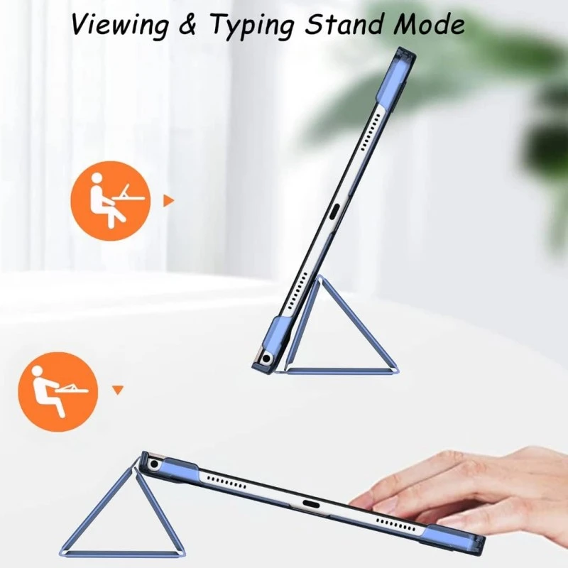 ProElite Cover for Samsung Galaxy Tab A9 Plus 11 inch Case Cover, Smart Flip Case Cover for Samsung Galaxy Tab A9+ 11 inch Translucent Back with Stylus Pen, Dark Blue ProElite Cover for Samsung Galaxy Tab A9 Plus 11 inch Case Cover, Smart Flip Case Cover for Samsung Galaxy Tab A9+ 11 inch Translucent Back with Stylus Pen, Dark Blue