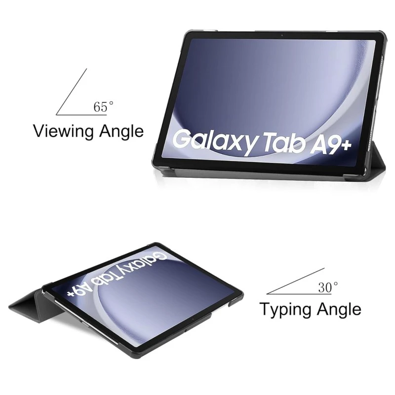 ProElite Cover for Samsung Galaxy Tab A9 Plus 11 inch Case Cover, Smart Flip Case Cover for Samsung Galaxy Tab A9+ 11 inch Translucent Back with Stylus Pen, Dark Blue ProElite Cover for Samsung Galaxy Tab A9 Plus 11 inch Case Cover, Smart Flip Case Cover for Samsung Galaxy Tab A9+ 11 inch Translucent Back with Stylus Pen, Dark Blue