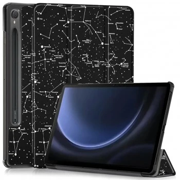 ProElite Cover for Samsung Galaxy Tab S9 FE/S10 FE 10.9 inch Cover Case, Smart Trifold Flip case Cover for Samsung Galaxy Tab S10 FE/S9 FE 10.9 inch Support S Pen Magnetic Attachment, Constellation