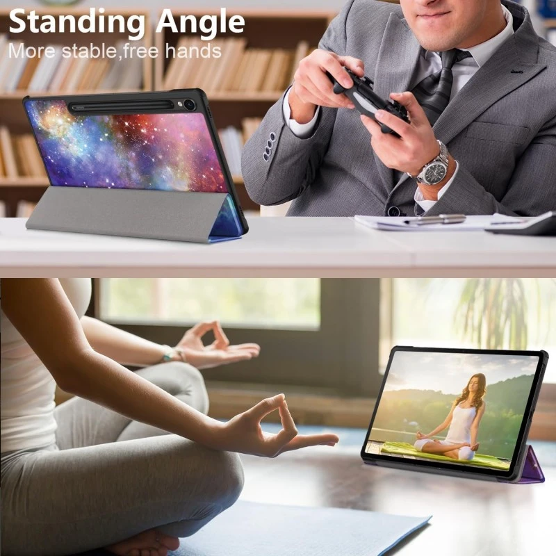 ProElite Cover for Samsung Galaxy Tab S9 FE/S10 FE 10.9 inch Cover Case, Smart Trifold Flip case Cover for Samsung Galaxy Tab S10 FE/S9 FE 10.9 inch Support S Pen Magnetic Attachment, Constellation ProElite Cover for Samsung Galaxy Tab S9 FE/S10 FE 10.9 inch Cover Case, Smart Trifold Flip case Cover for Samsung Galaxy Tab S10 FE/S9 FE 10.9 inch Support S Pen Magnetic Attachment, Constellation