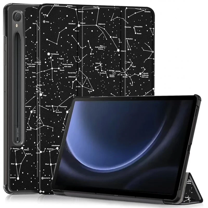 ProElite Cover for Samsung Galaxy Tab S9 FE/S10 FE 10.9 inch Cover Case, Smart Trifold Flip case Cover for Samsung Galaxy Tab S10 FE/S9 FE 10.9 inch Support S Pen Magnetic Attachment, Constellation ProElite Cover for Samsung Galaxy Tab S9 FE/S10 FE 10.9 inch Cover Case, Smart Trifold Flip case Cover for Samsung Galaxy Tab S10 FE/S9 FE 10.9 inch Support S Pen Magnetic Attachment, Constellation