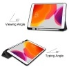 ProElite Smart Case for iPad 10.2 inch 2021 9th/8th/7th Gen [Auto Sleep/Wake Cover] [Pencil Holder] [Soft Flexible Case] Recoil Series - Dark Blue with Stylus Pen