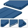 ProElite Smart Case for iPad 10.2 inch 2021 9th/8th/7th Gen [Auto Sleep/Wake Cover] [Pencil Holder] [Soft Flexible Case] Recoil Series - Dark Blue with Stylus Pen
