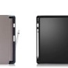 ProElite Smart Case for iPad 10.2 inch 2021 9th/8th/7th Gen [Auto Sleep/Wake Cover] [Pencil Holder] [Soft Flexible Case] Recoil Series - Dark Blue with Stylus Pen