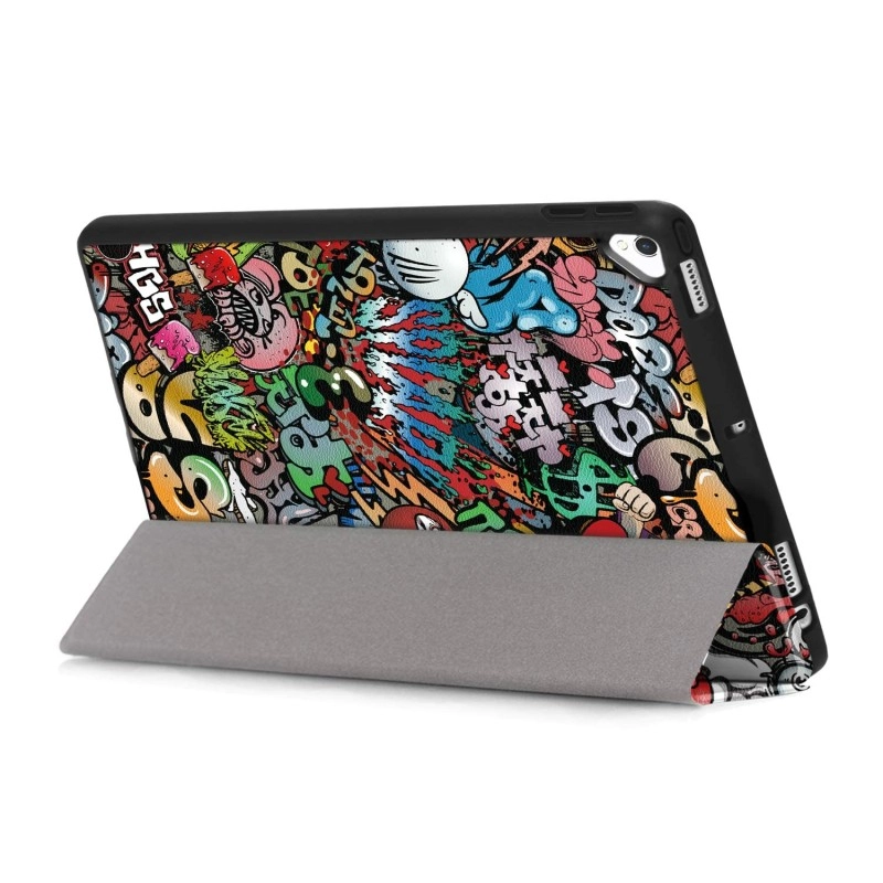 ProElite Smart Case for iPad 10.2 inch 2021 9th/8th/7th Gen [Auto Sleep/Wake Cover] [Pencil Holder] [Soft Flexible Case] Recoil Series - Dark Blue with Stylus Pen