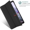 ProElite Smart Flip Case Cover for Samsung Galaxy Tab A7 Lite 8.7" SM-T220/225 Translucent Back with Stylus Pen, Dark Blue